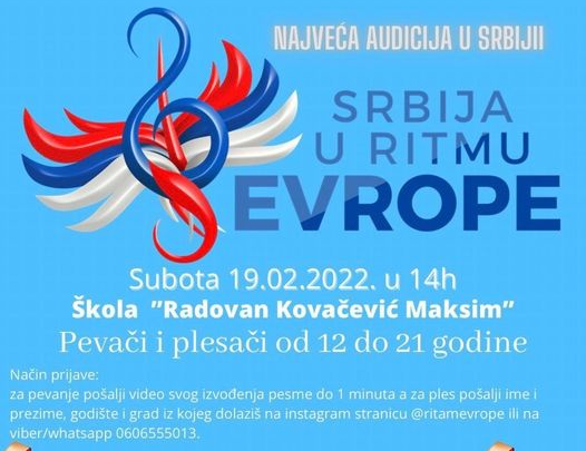  Audicija za najveće muzičko takmičenje