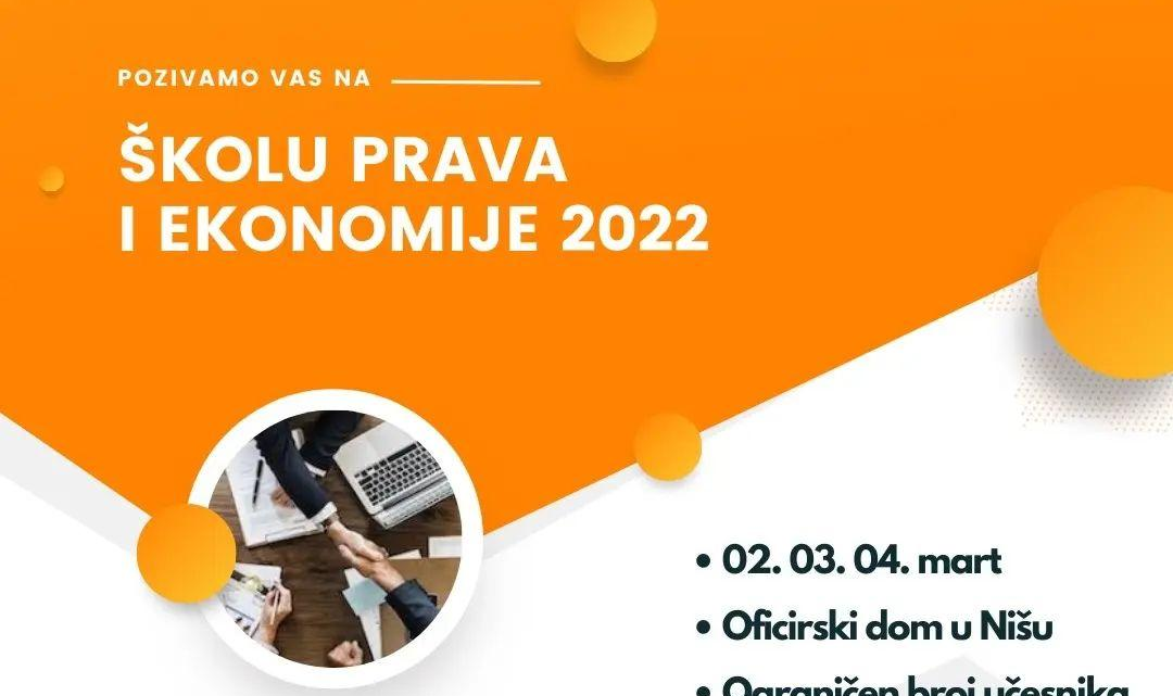BESPLATNA ŠKOLA PRAVA I EKONOMIJE 2022
