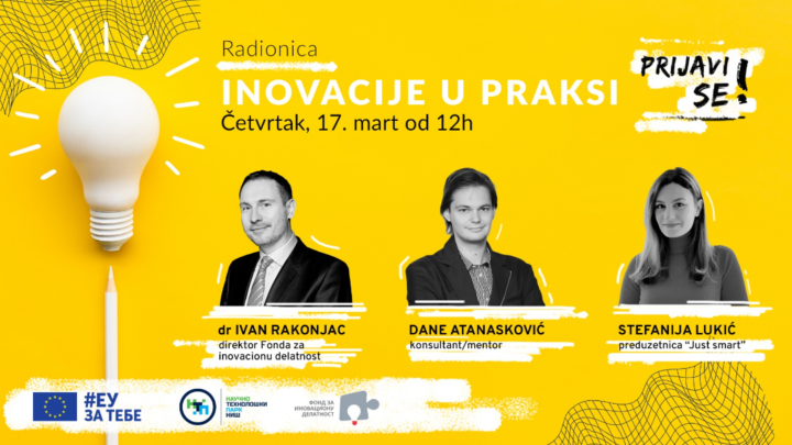  Radionica ‚Inovacije u praksi‚‚u četvrtak u  NTP  `   