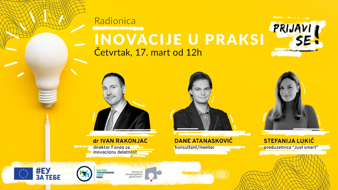  Radionica ‚Inovacije u praksi‚‚u četvrtak u  NTP  `   