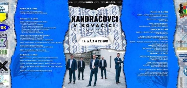 Velika proslava povodom 220 godina od doseljavanja Slovaka u Kovačicu, specijalni gosti manifestacije grupa „Kandračovci“ iz Slovačke Republike