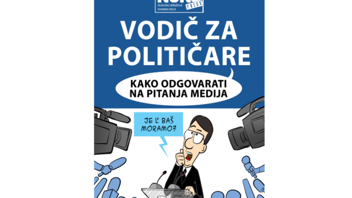 NUNS započeo kampanju – Vodič za tolerantno ponašanje političara prema novinarima