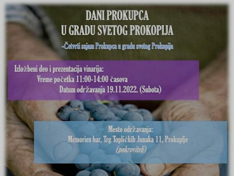 Četvrti “Dani prokupca”ovo vikenda u gradu Svetog Prokopija