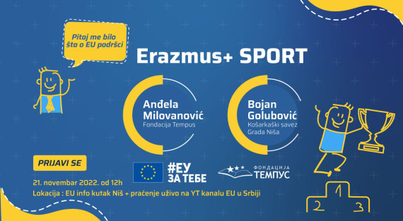 Pitaj me bilo šta o EU podršci – Erazmus+ sport