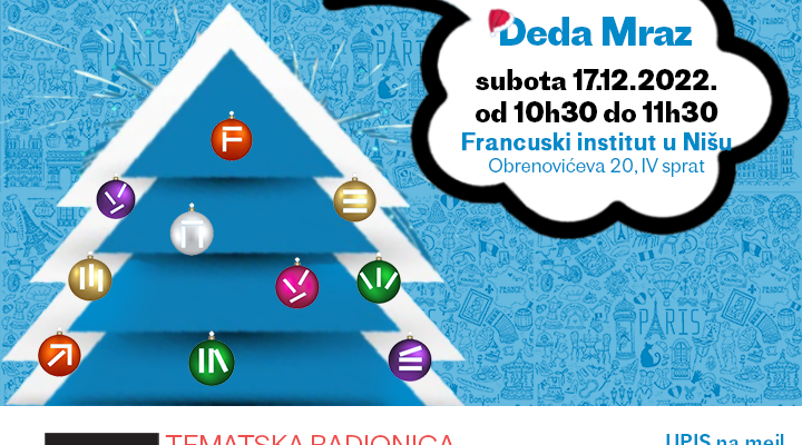 Radionica francuskog za decu od 4 do 7 godina: Prava priča o Deda Mrazu