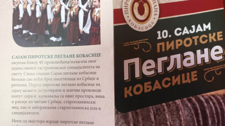 Jubilarni X Sajam pirotske peglane kobasice krajem januara u Pirotu