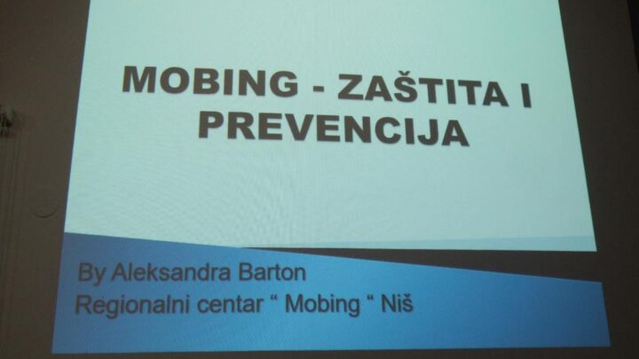 Održana tribina o temi‚‚Preživeti i sprečiti mobing‚‚
