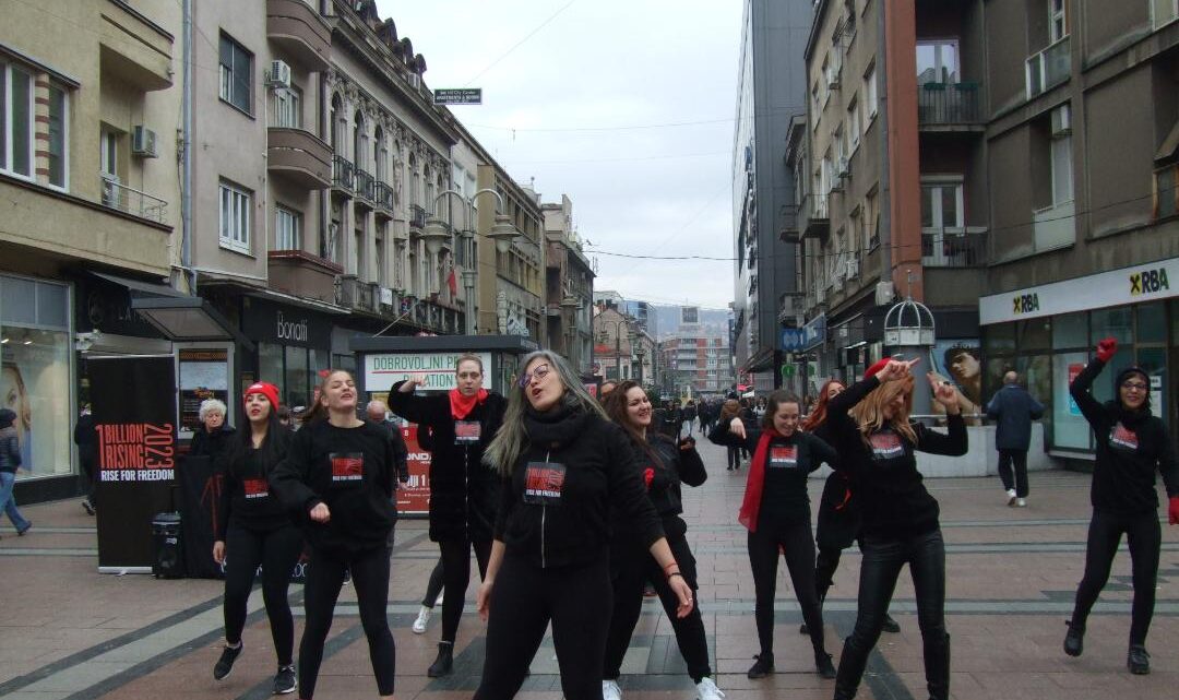  Plesna akcija u okviru globalne kampanje  NE nasilju održana u Nišu