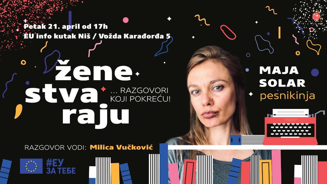   Novi razgovor u okviru serijala „Žene stvaraju – razgovori koji pokreću“