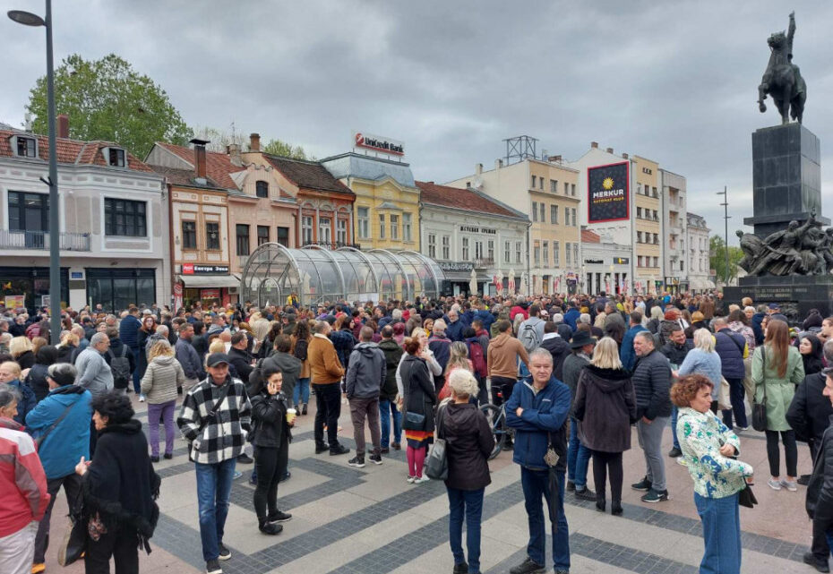  U Nišu održan protest „Srbija protiv nasilja“