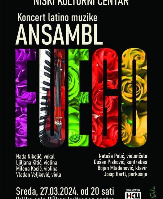 Koncert latino muzike – Ansambl FUEGO