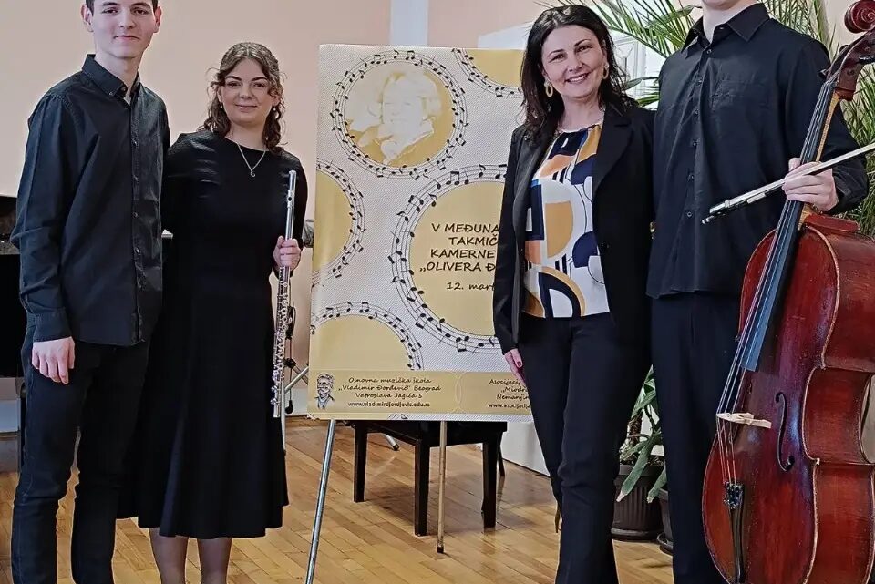 Prva nagrada studentima Fakulteta umetnosti u Nišu na V Međunarodnom takmičenju kamerne muzike “Olivera Đurđević” u Beogradu